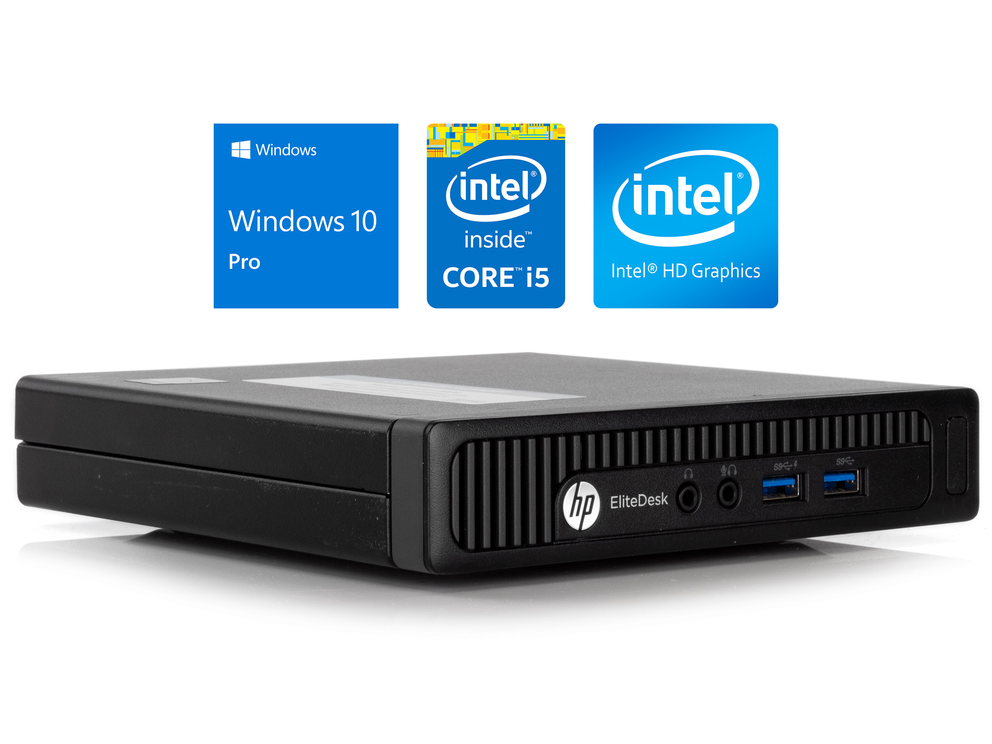 Referbished HP EliteDesk 800 G1 Mini Desktop, Intel Quad-Core i5