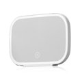 thumbnail image 3 of Thinsony Car Sunshade Clip-on LED Makeup Mirror Circle Low Light Dimmable Power Consumption Mirrors USB ABS Accessory Automotive Cosmetic White, 3 of 6