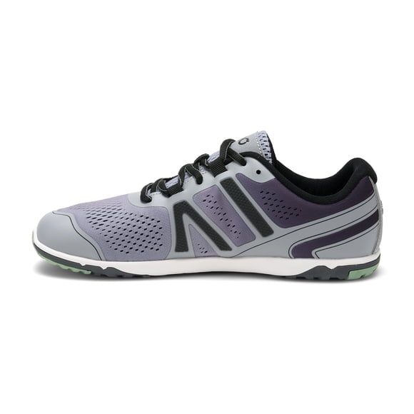 Xero Shoes Barefoot Running Shoes for Women | HFS II Women's Running Shoes | Minimalist, Zero Drop, Wide Toe Box Shoes for Women | Asphalt/Alloy, Size 7.5
