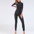 thumbnail image 3 of Maillot de Bain Grande Taille pour Femmes Combinaison à Manches Longues Protection Solaire Combinaison Méduse, 3 of 7