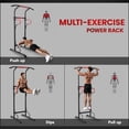 thumbnail image 4 of Soozier Power Tower Pull Up Bar Dip Station for Home Office Gym Multi-Function Workout Equipment, 4 of 10