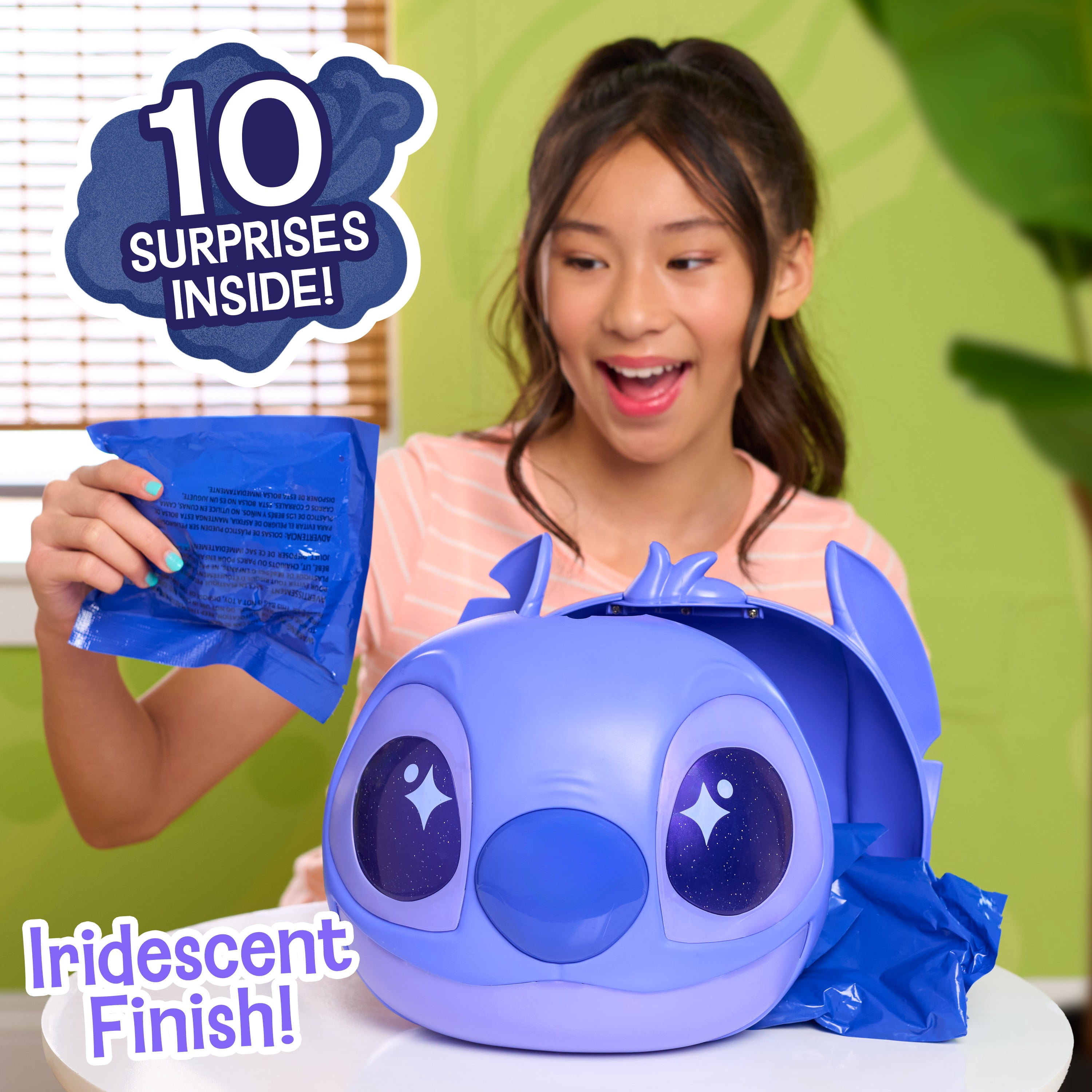 Disney Stitch 23 cm Jumbo Mystery Capsule, 10 Surprises Inside, Ages 3+