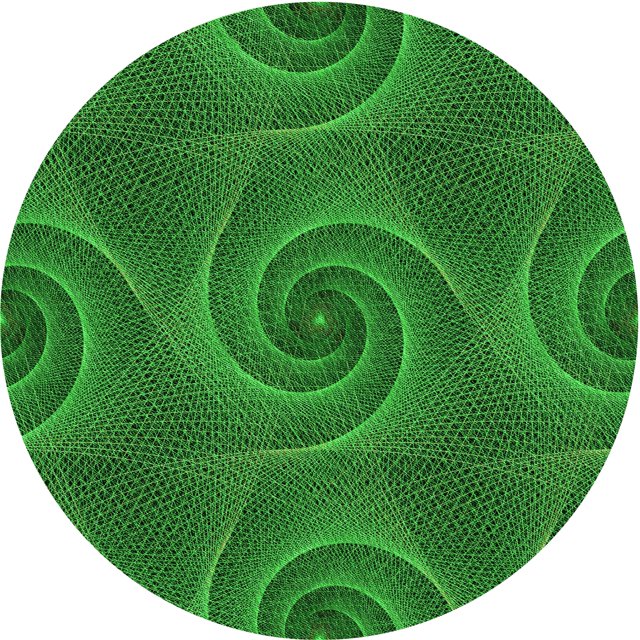 Ahgly Tapis Rond Lavable en Machine Intérieur Transitionnel Vert Émeraude Profond, 3 Pieds Rond