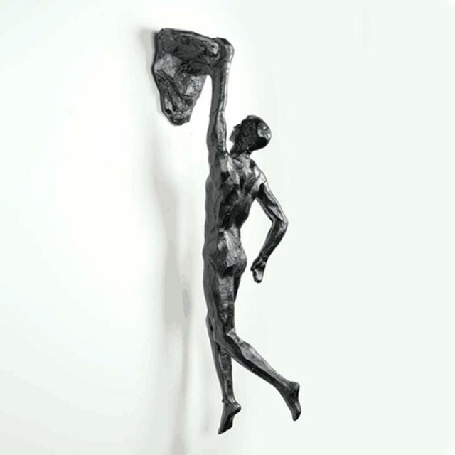 Background Wall Decoration Climbing character Pendant Mural