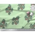 thumbnail image 2 of Soimoi Rayon Fabric Leaves & Floral Block Print Fabric by Yard 56 Inch Wide, 2 of 3