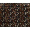 thumbnail image 4 of oneOone Georgette Viscose Fabric Leaves & Floral Block Print Sewing Fabric BTY 42 Inch Wide, 4 of 4