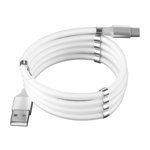 3ft Données sans angle du câble de charge magnétique de type C 4A Câble à charge rapide