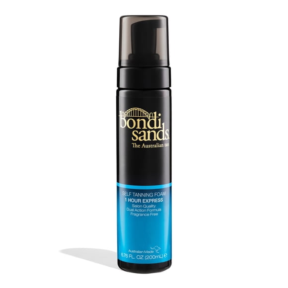 Bondi Sands 1 Hour Express Self Tanning Foam Lightweight, Fragrance Free Self-Tanner for an Even, Streak-Free Tan 676 fl oz