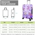 thumbnail image 3 of Travel Luggage Cover Suitcase Protector Fits 18-32 Inch Luggage Wheel Covers Patterned Travel Related Items Flower Luggage Protector Elastic Luggage Anti-scratch Suitcase Cover L, 3 of 5