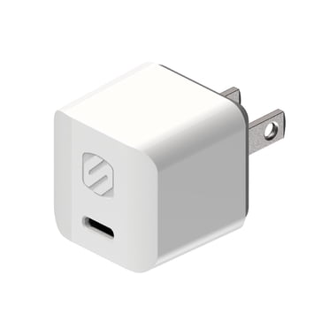 Scosche HPDC30MWT-SP Wall Prong Chargeur USB-C Power Delivery 30W pour appareils multiples blanc