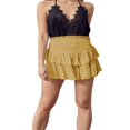 thumbnail image 3 of Jupe Patineuse Plissée pour Femmes Taille Haute à Volants Mini Jupes, 3 of 8