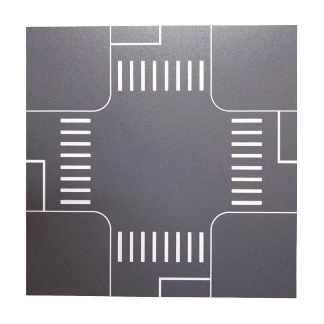 Siruishop 1/64 Scale Road Model Miniature for Model Vehicles Decor Landscaping Scenery Style B