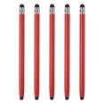 thumbnail image 1 of Unique Bargains 5 Pcs Stylets pour Écrans Tactiles Stylet Capacitif Universel pour Tablette, Rouge, 1 of 7