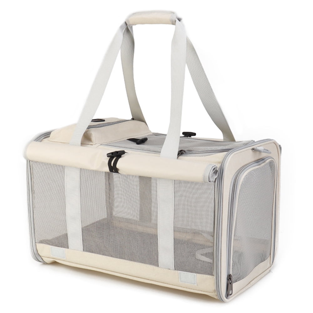 Cat Carrier Bag, Dogs and Cats Carrier, Portable Foldable Pet Carrier for Small Cats and Dogs with Large Opening Breathable Pet Carrying Bag for Travel
