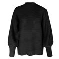 thumbnail image 3 of RKSTN Sweaters for Women Loose Casual Stitching Long-Sleeved Knitted Sweater Fall Sweaters, 3 of 5