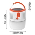 thumbnail image 3 of Pisexur Camping Lantern Solar Rechargeable, LED Tent Light Ultra Bright For Camping on Clearance, 3 of 9