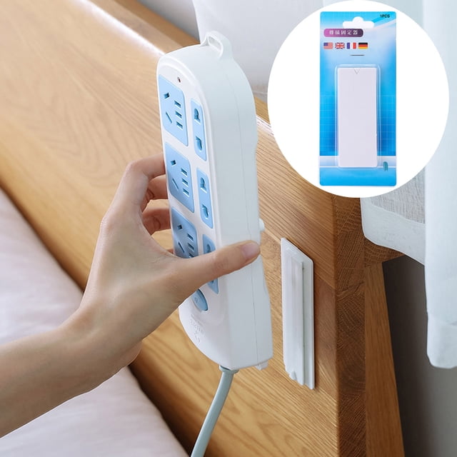 Agiferg Seamless Storage Plug Holder Wall Attached Wall Hanging Wall Paste Type