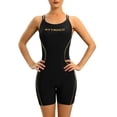 thumbnail image 1 of Charmo Womens Athletic One Piece Swimsuit Boyleg Swimwear Competitive Bathing Suit, 1 of 6