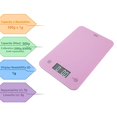 thumbnail image 2 of American Weigh Scale Onyx Series Digital Multifunction Kitchen Weight Scale, Pink, 11lbs x 01oz (ONYX-5K-PK), 2 of 4