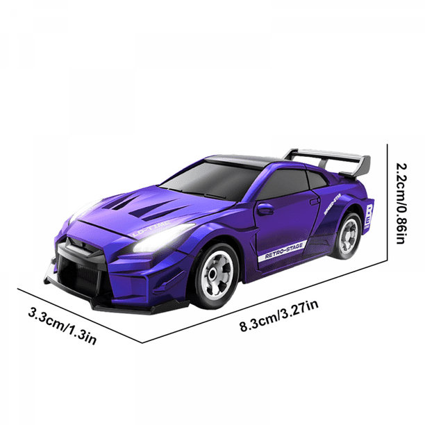 Voiture Télécommandée Drift, Voiture Jouet Électrique 4WD 1:20 2,4 g Véhicule de Course Rechargeable avec Lumières 2 Piles Cadeaux pour Enfants Voiture Télécommandée Drift, Voiture Jouet Électrique 4WD 1:20 2,4 g Véhicule de Course Rechargeable avec Lumières 2 Piles Cadeaux pour Enfants
