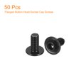 thumbnail image 3 of Unique Bargains Flanged Button Head Socket Cap Screws, 50 Pack M3x6mm 304 Stainless Steel Bolts, 3 of 5