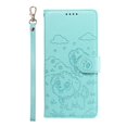 thumbnail image 2 of Compatible with iPhone 17 Pro Case Wrist Strap Leather Dog Embossed Pocket Card Slot Holders, 2 of 5