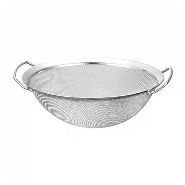 Colander Fine Mesh Stainless Steel Drainer Sieve Sifter with 2 Handles