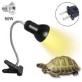 thumbnail image 1 of Tortue Lampe de Chaleur pour Aquarium Reptile Tache de Farniente avec Support avec 360 ° Rotation Clip & Alimentation pour Reptiles, Lézards, à, 1 of 5