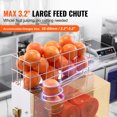 thumbnail image 3 of KFFKFF Professional Citrus Juicer, 120W Motorized Juice Maker, Includes Water Spout, Crafted from Stainless Steel, Processes 20 Oranges/Min, Features Removable Filter, Protective Polycarbonate Lid, 3 of 9