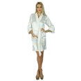 thumbnail image 2 of Bimba Robe Courte en Satin pour Femmes Ceinture en Velours Préparation Robe de Demoiselle d'Honneur Couverture, 2 of 8
