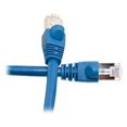 thumbnail image 1 of 14 ft. Shielded Cat6 Blue Ethernet Patch Cable with Snagless & Molded Boot, 1 of 1