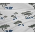 thumbnail image 4 of oneOone Polyester Lycra Fabric Tree & Animals Ikat Printed Craft Fabric BTY 56 Inch Wide, 4 of 4