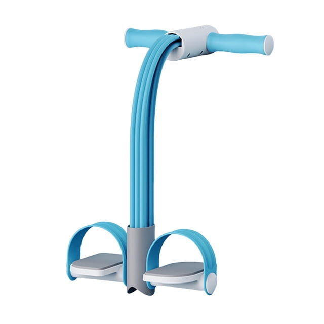 BKER Foot Pedal Resistance Band Pedal Puller Resistance Rope Upgraded Smart Stirrup Puller 6 Tube Multifunctional Pedal Trainer For Abdomen Waist Arm Leg 1pc