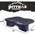 thumbnail image 2 of AirBedz Rear Seat Air Mattress PPI-BLK PV CARMAT With DC Portable Air Pump; Heavy Duty PVC; Black; With Inflatable Pillow, 2 of 7