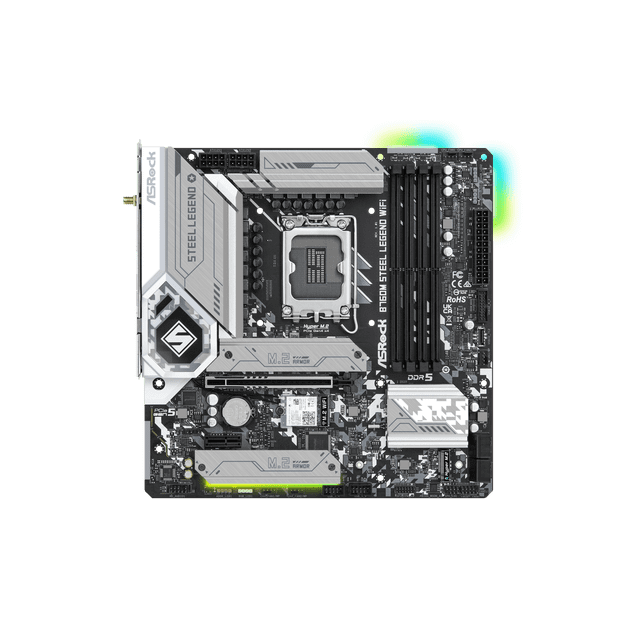 ASRock B760M Steel Legend WiFi LGA 1700 DDR5 Micro ATX Motherboard