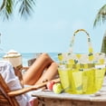 thumbnail image 4 of Kyusrd Aubaines d'Été pour Terrasse Extérieure!Sacs de Plage, Anti-Sable, Sac de Plage en Maille pour Piscine Sac de Plage Sac Fourre-Tout,Sac Fourre-Tout pour Jouets,Sac en Filet de Rangement pour Épicerie, 4 of 9