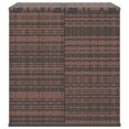thumbnail image 3 of vidaXL Garden Cushion Box PE Rattan 100x97.5x104 cm Brown, 3 of 4