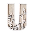 thumbnail image 2 of 5 Inch Wooden Letters for Wall Decoration – for 's Room Craft Projects Name Signs Weddings and Home ,2 Pack, 2 of 6