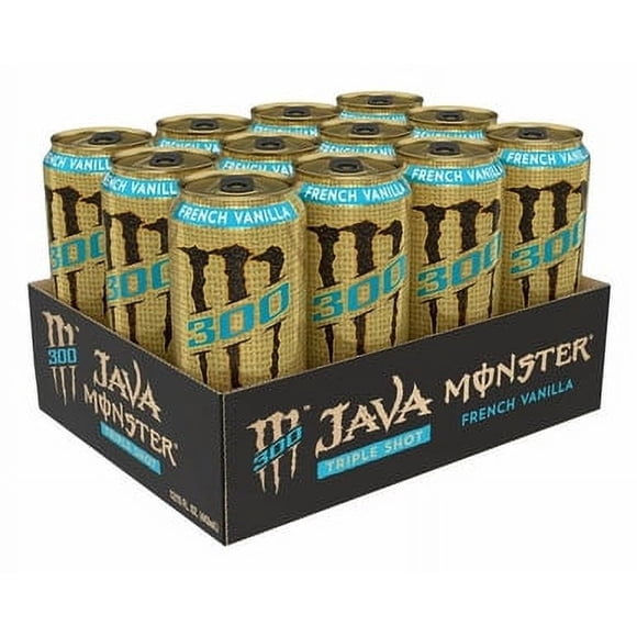 Monster Java 300 French Vanilla Energy Drinks 444ml/15oz (12/Case)