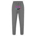 thumbnail image 5 of Zszcpp Summer Pants For Mens 2025 Cartoon Print Leisure Brief Cropped Long Loose Basic Style Trousers Casual Trouser, 5 of 5