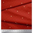 thumbnail image 3 of Soimoi Polyester Crepe Fabric Artistic Flower & Dots Printed Fabric 1 Yard 42 Inch Wide, 3 of 3