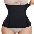 thumbnail image 1 of (Noir,G/TG)Entraîneur de Taille pour Femmes Ceinture de Contrôle du Ventre Gaine Ceinture de Taille Gaine Sculptante Ceinture de Récupération Post-Partum, 1 of 5