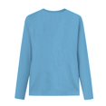 thumbnail image 5 of Pisexur Hauts pour Femmes Mode d'Automne T-Shirt à Imprimé Graphique Amusant Col Rond Manches Longues Chemises pour Femmes Chic Décontracté Hauts de Sortie Confort Polyvalent Blouses Légères, 5 of 5