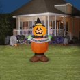 thumbnail image 4 of Halloween Inflatable Pumpkin Witch, 4 of 4