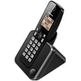 thumbnail image 2 of Panasonic DECT 6.0 Expandable Cordless Phone with Call Block - 1 Cordless Handset - KX-TGC380CB (Black), 2 of 9
