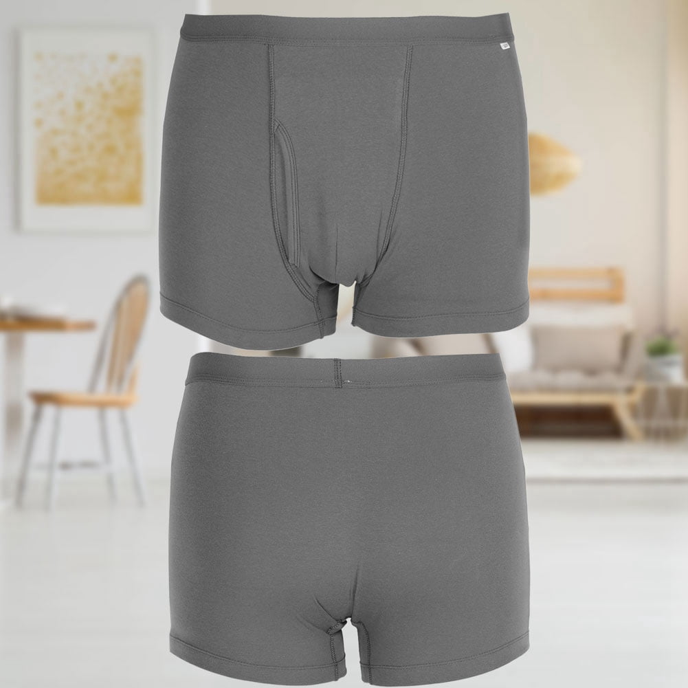 Sous-vêtements d'Incontinence pour Hommes, 4 Tailles Lavables Réutilisables, Confortables pour les Hommes de la Famille