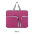 thumbnail image 2 of Housse d'Ordinateur Portable Étanche Sacoche Portable Pochette Protectrice Réutilisable Compartiments de Rangement pour Affaires Rose Rouge 10 Pouces, 2 of 9