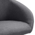 thumbnail image 5 of vidaXL Dining Chairs 6 pcs Dark Grey Fabric, 5 of 5