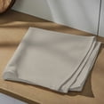 thumbnail image 1 of Drap Plat Simple en Percale 100 % Coton Frais et Net Jumeau Beige par Color Sense, 1 of 13