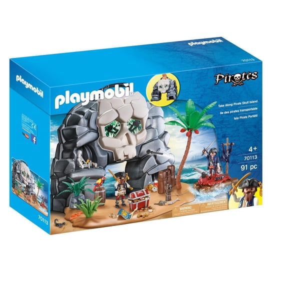 PLAYMOBIL Take Along Pirate Island 70113 Play Set